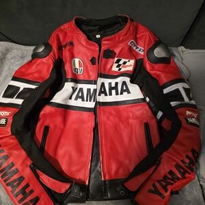 Yamaha Red and Black Racing Jacket